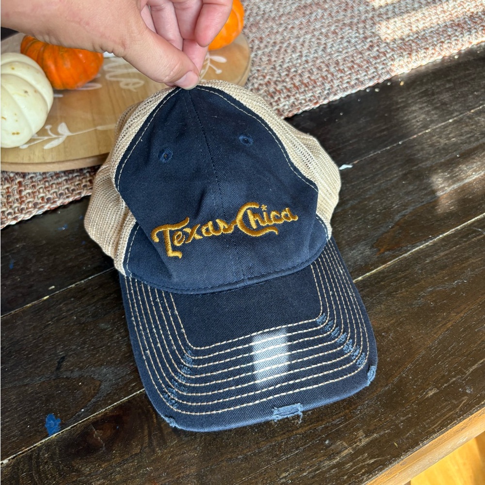 Texas Chica Navy and Tan Women's Hat